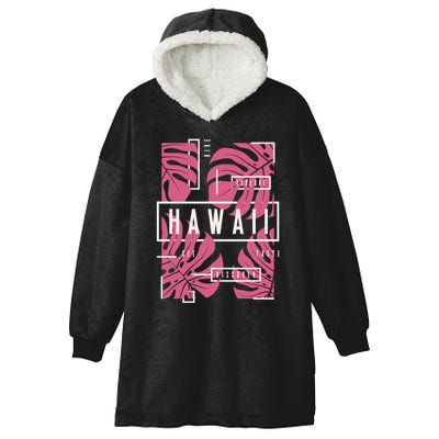 Hawaii Vibes Classic  Hooded Wearable Blanket
