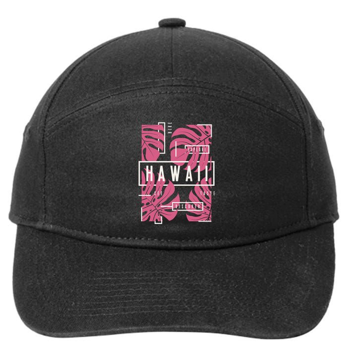 Hawaii Vibes Classic  7-Panel Snapback Hat