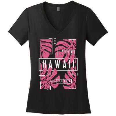 Hawaii Vibes Classic  Women's V-Neck T-Shirt