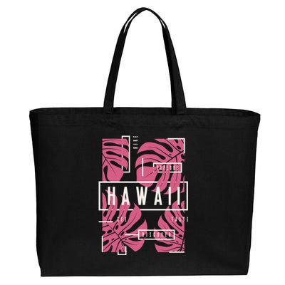 Hawaii Vibes Classic  Cotton Canvas Jumbo Tote