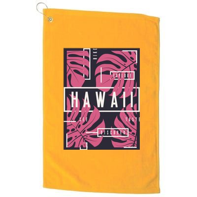 Hawaii Vibes Classic  Platinum Collection Golf Towel