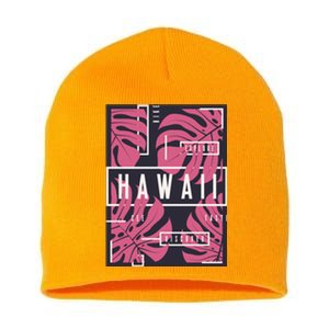 Hawaii Vibes Classic  Short Acrylic Beanie