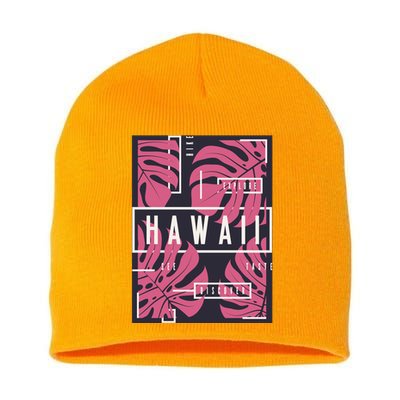 Hawaii Vibes Classic  Short Acrylic Beanie