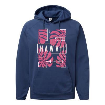 Hawaii Vibes Classic  Performance Fleece Hoodie