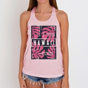 Hawaii Vibes Classic  Women's Knotted Racerback Tank