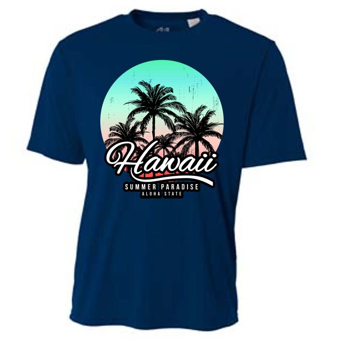 Hawaii Vintage Logo Cooling Performance Crew T-Shirt