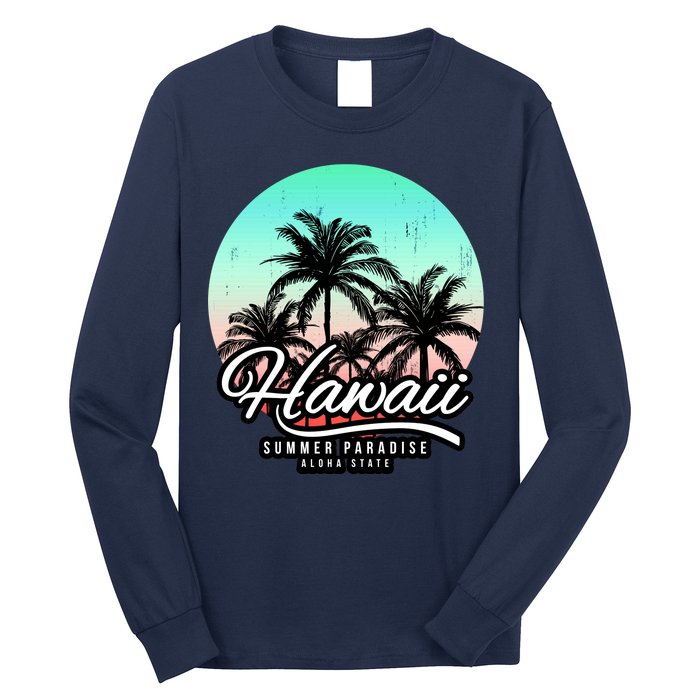 Hawaii Vintage Logo Long Sleeve Shirt