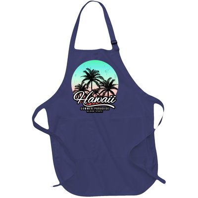 Hawaii Vintage Logo Full-Length Apron With Pockets