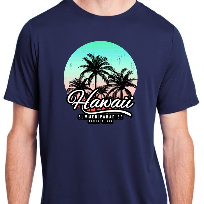 Hawaii Vintage Logo Adult ChromaSoft Performance T-Shirt