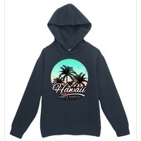 Hawaii Vintage Logo Urban Pullover Hoodie