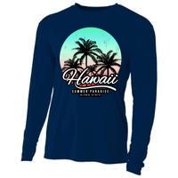 Hawaii Vintage Logo Cooling Performance Long Sleeve Crew