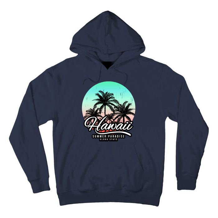 Hawaii Vintage Logo Tall Hoodie