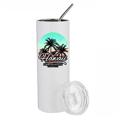 Hawaii Vintage Logo Stainless Steel Tumbler