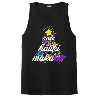 Hawaiian Mele Kaliki Maka Christmas Tree PosiCharge Competitor Tank