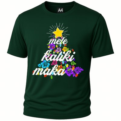 Hawaiian Mele Kaliki Maka Christmas Tree Performance Shirt