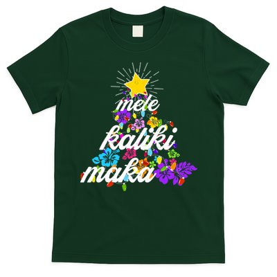 Hawaiian Mele Kaliki Maka Christmas Tree T-Shirt