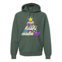 Hawaiian Mele Kaliki Maka Christmas Tree Premium Hoodie