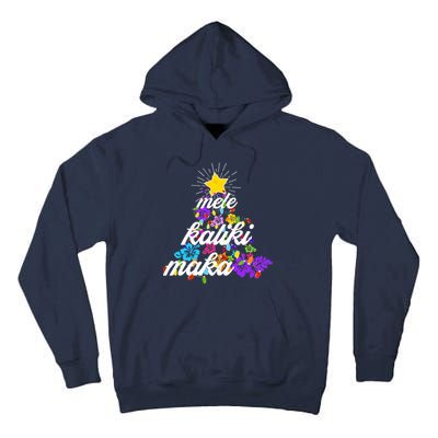 Hawaiian Mele Kaliki Maka Christmas Tree Tall Hoodie