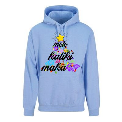 Hawaiian Mele Kaliki Maka Christmas Tree Unisex Surf Hoodie