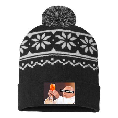 Holy Aperoli X Papst The Pope Drip X Francis Spritz Club USA-Made Snowflake Beanie