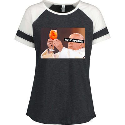 Holy Aperoli X Papst The Pope Drip X Francis Spritz Club Enza Ladies Jersey Colorblock Tee