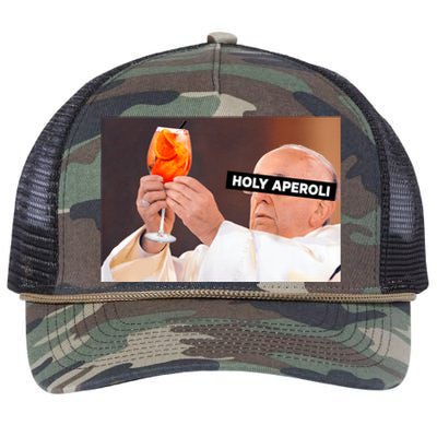 Holy Aperoli X Papst The Pope Drip X Francis Spritz Club Retro Rope Trucker Hat Cap