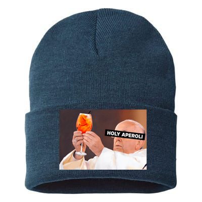 Holy Aperoli X Papst The Pope Drip X Francis Spritz Club Sustainable Knit Beanie