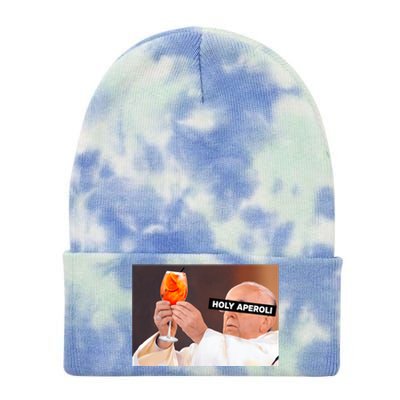 Holy Aperoli X Papst The Pope Drip X Francis Spritz Club Tie Dye 12in Knit Beanie