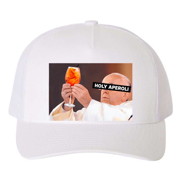 Holy Aperoli X Papst The Pope Drip X Francis Spritz Club Yupoong Adult 5-Panel Trucker Hat