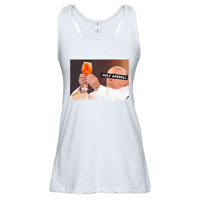 Holy Aperoli X Papst The Pope Drip X Francis Spritz Club Ladies Essential Flowy Tank