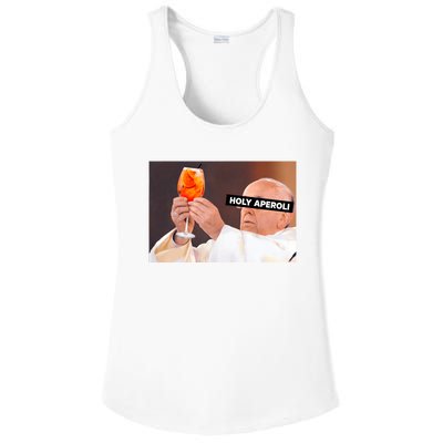 Holy Aperoli X Papst The Pope Drip X Francis Spritz Club Ladies PosiCharge Competitor Racerback Tank