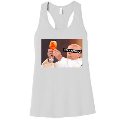 Holy Aperoli X Papst The Pope Drip X Francis Spritz Club Women's Racerback Tank