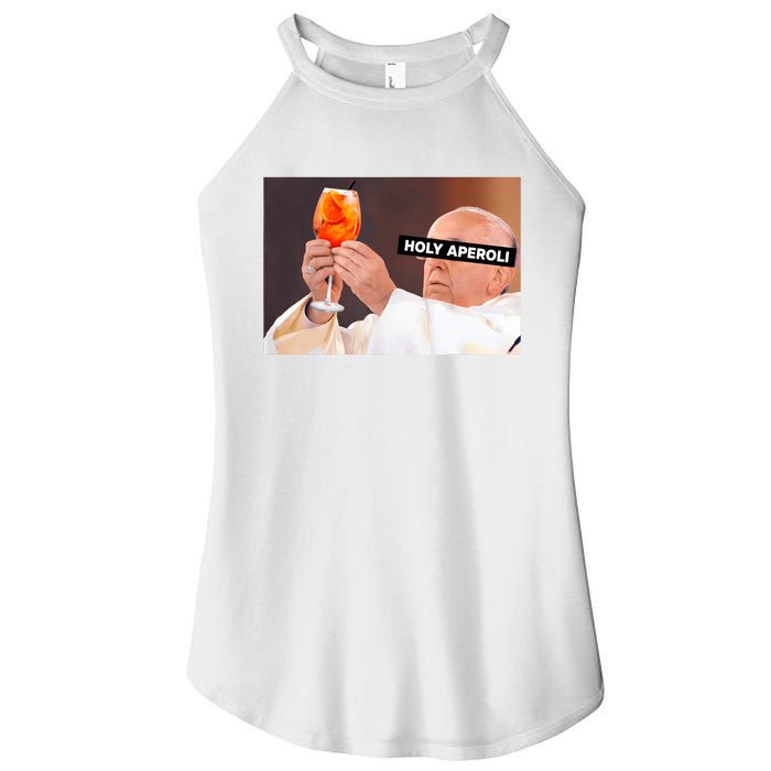 Holy Aperoli X Papst The Pope Drip X Francis Spritz Club Women's Perfect Tri Rocker Tank