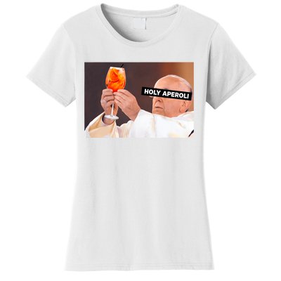 Holy Aperoli X Papst The Pope Drip X Francis Spritz Club Women's T-Shirt