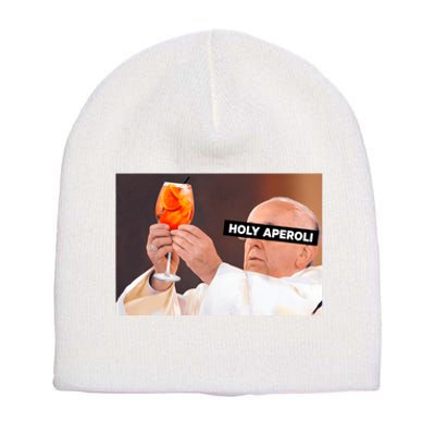 Holy Aperoli X Papst The Pope Drip X Francis Spritz Club Short Acrylic Beanie