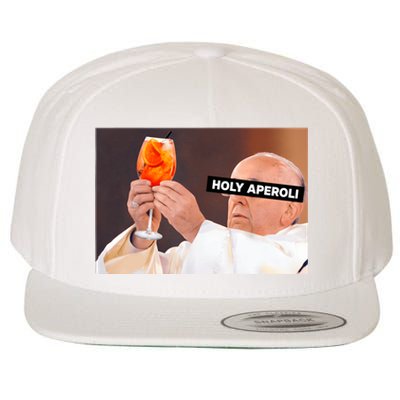 Holy Aperoli X Papst The Pope Drip X Francis Spritz Club Wool Snapback Cap