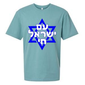 Hebrew Am Yisrael Chai Israel Magen David  Sueded Cloud Jersey T-Shirt