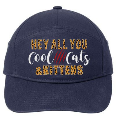 Hey All You Cool Cats And Kittens 7-Panel Snapback Hat