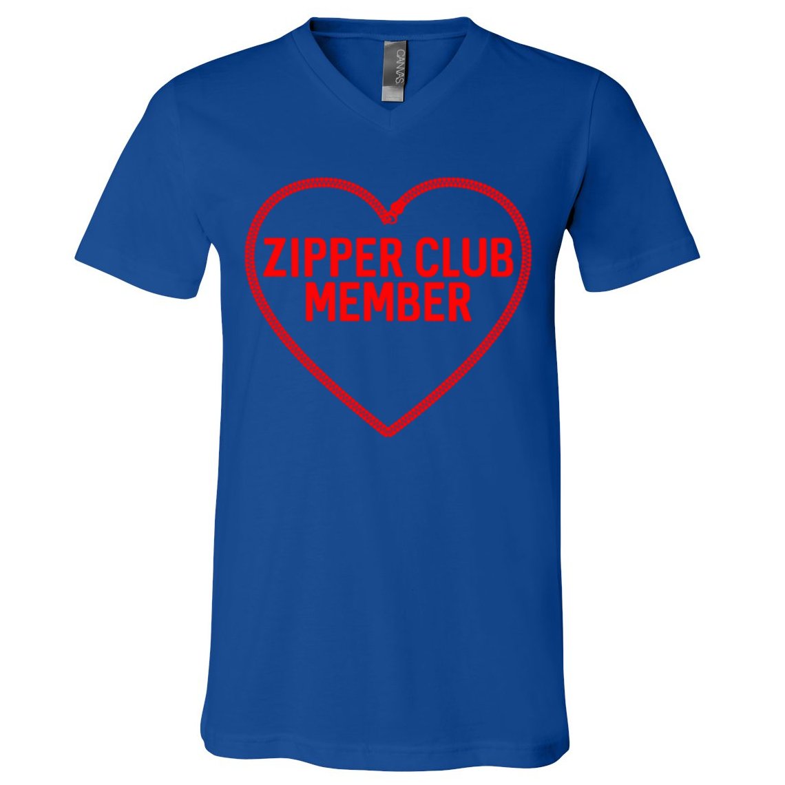 Heart Attack Zipper Club Open Heart Surgery Survivor Cute Gift V-Neck T-Shirt