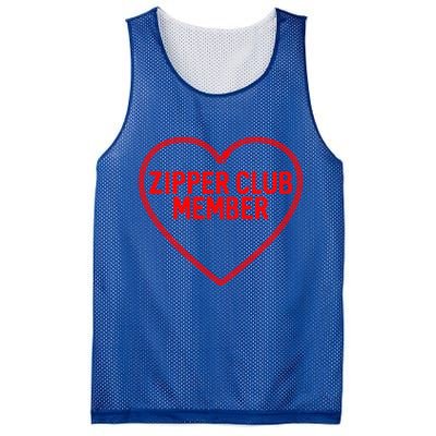 Heart Attack Zipper Club Open Heart Surgery Survivor Cute Gift Mesh Reversible Basketball Jersey Tank