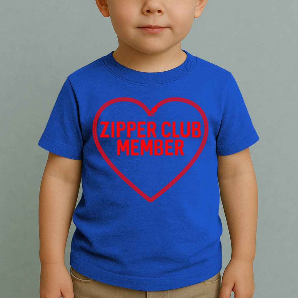 Heart Attack Zipper Club Open Heart Surgery Survivor Cute Gift Toddler T-Shirt