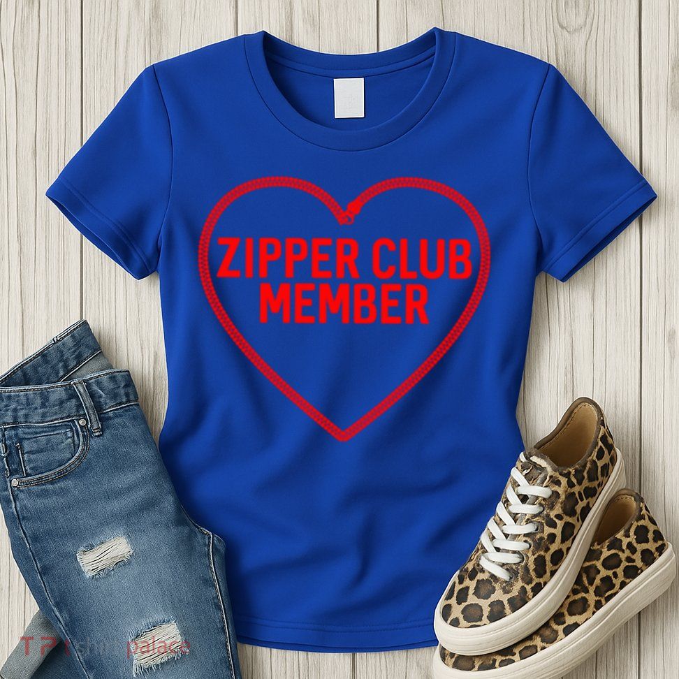 Heart Attack Zipper Club Open Heart Surgery Survivor Cute Gift Womens T-Shirt
