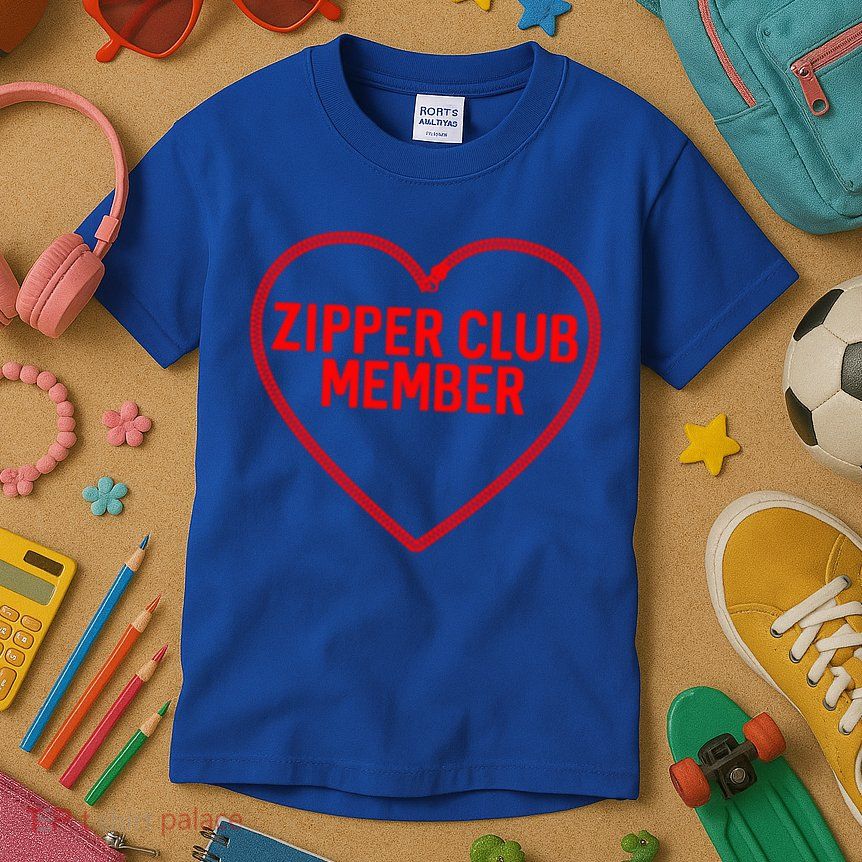 Heart Attack Zipper Club Open Heart Surgery Survivor Cute Gift Kids T-Shirt