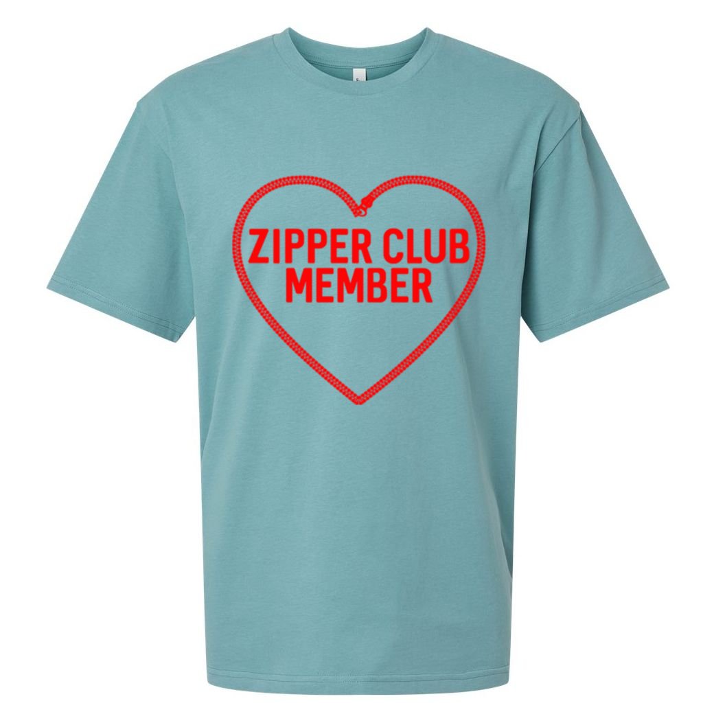 Heart Attack Zipper Club Open Heart Surgery Survivor Cute Gift Sueded Cloud Jersey T-Shirt