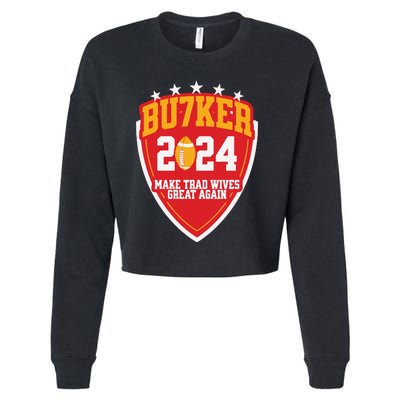 Harrison Butker 2024 Make Trad Wives Great Again Funny Harrison Butker Cropped Pullover Crew