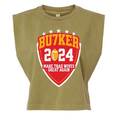 Harrison Butker 2024 Make Trad Wives Great Again Funny Harrison Butker Garment-Dyed Women's Muscle Tee