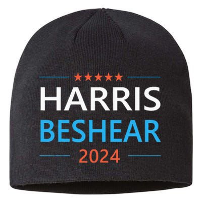 Harris Beshear 2024 For President Patriotic Kamala Democrat Sustainable Beanie