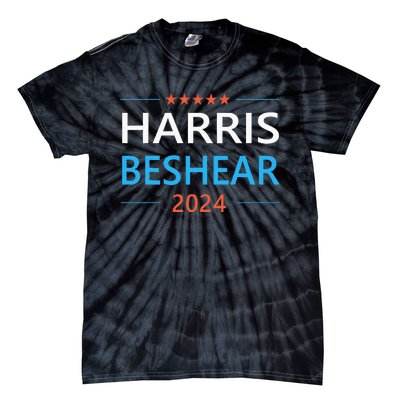 Harris Beshear 2024 For President Patriotic Kamala Democrat Tie-Dye T-Shirt