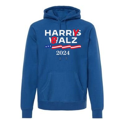 Harry Balz 2024 Harris Walz 2024 Premium Hoodie