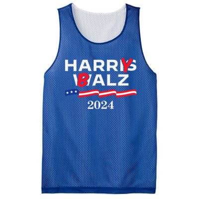 Harry Balz 2024 Harris Walz 2024 Mesh Reversible Basketball Jersey Tank